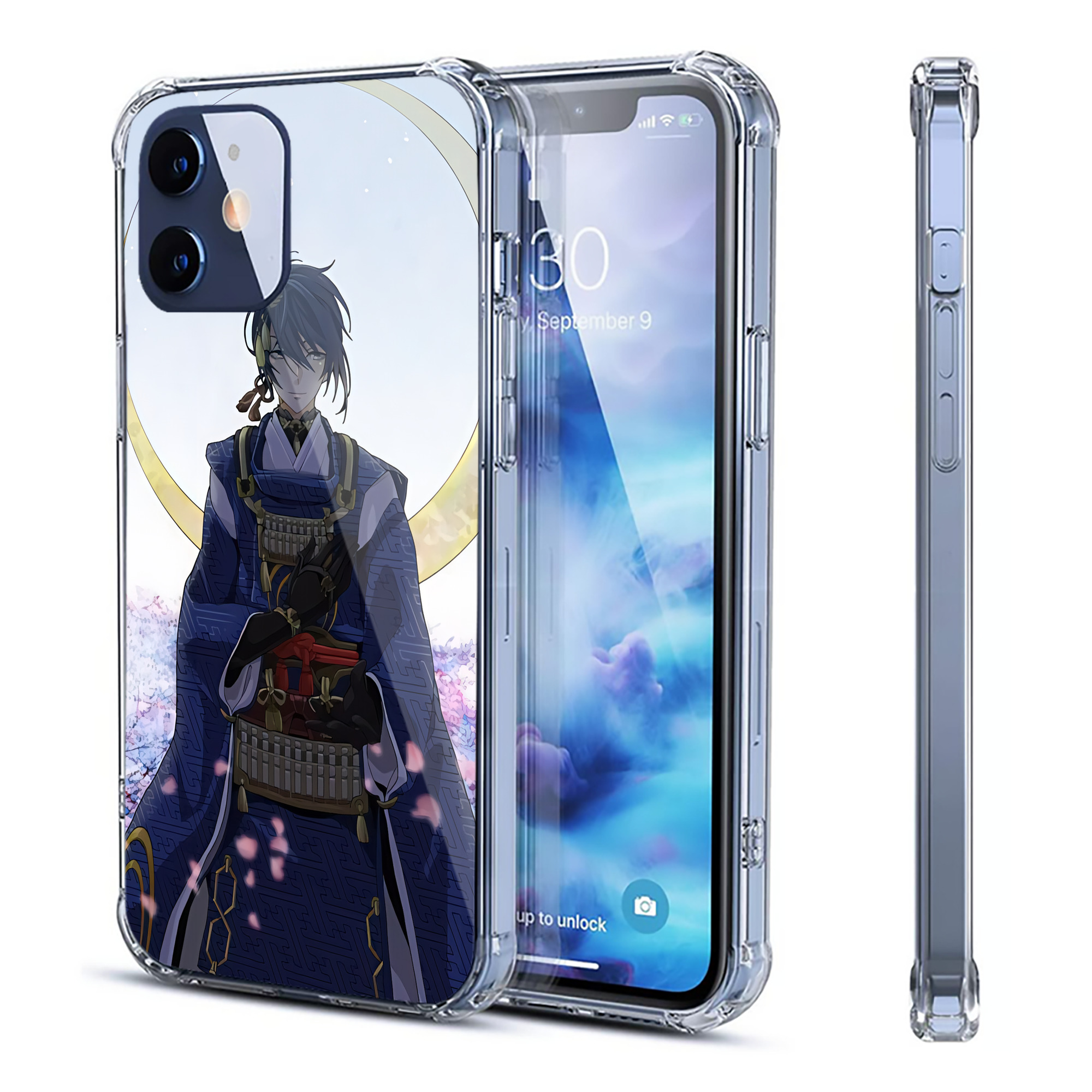 （画像用） 刀剣乱舞 Touken Ranbu 【iPhone 12シリーズ対応】透明スマホケース（クリアソフトケース）